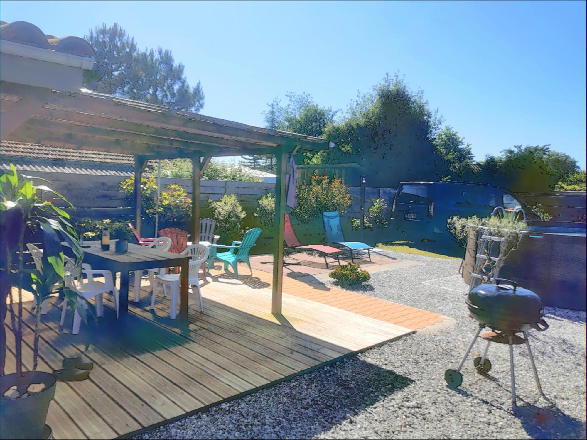 Maison Piscine Privee 4a5 Pers9 & 11 Kms Des Plages Oceanes Et Du Ferienhaus *