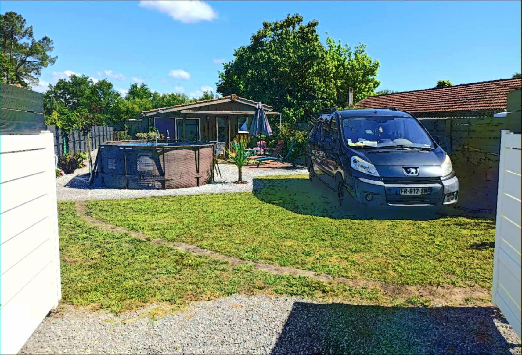 Ferienhaus Maison Piscine Privee 4a5 Pers9 & 11 Kms Des Plages Oceanes Et Du Linxe