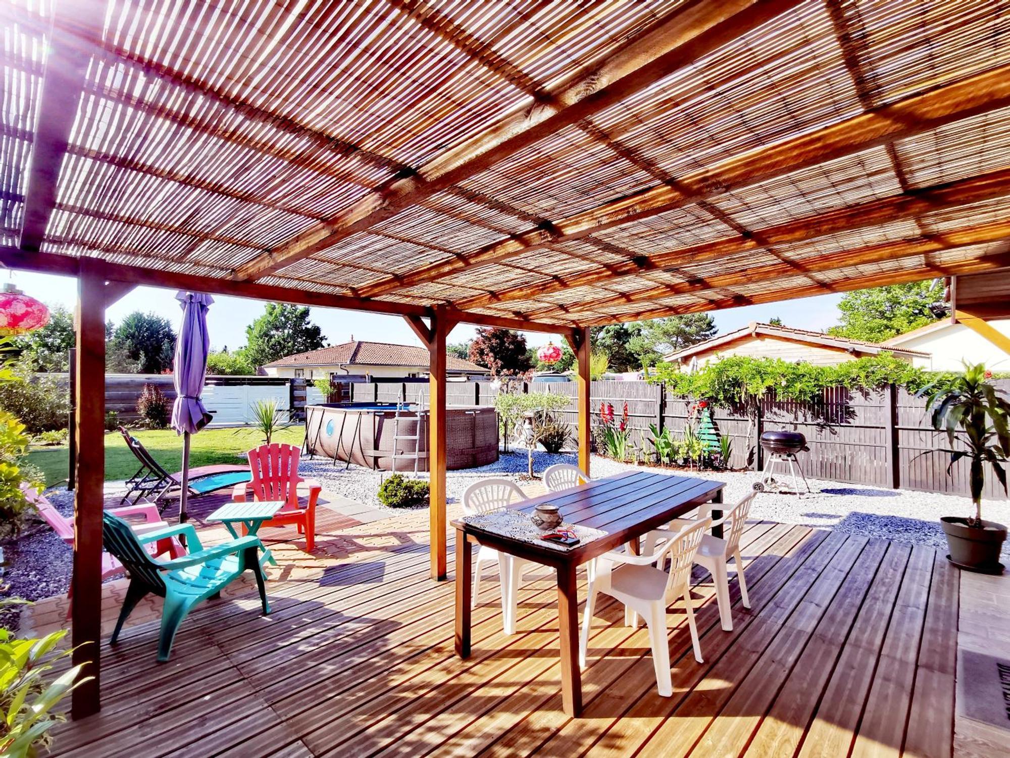 Ferienhaus Maison Piscine Privee 4a5 Pers9 & 11 Kms Des Plages Oceanes Et Du *